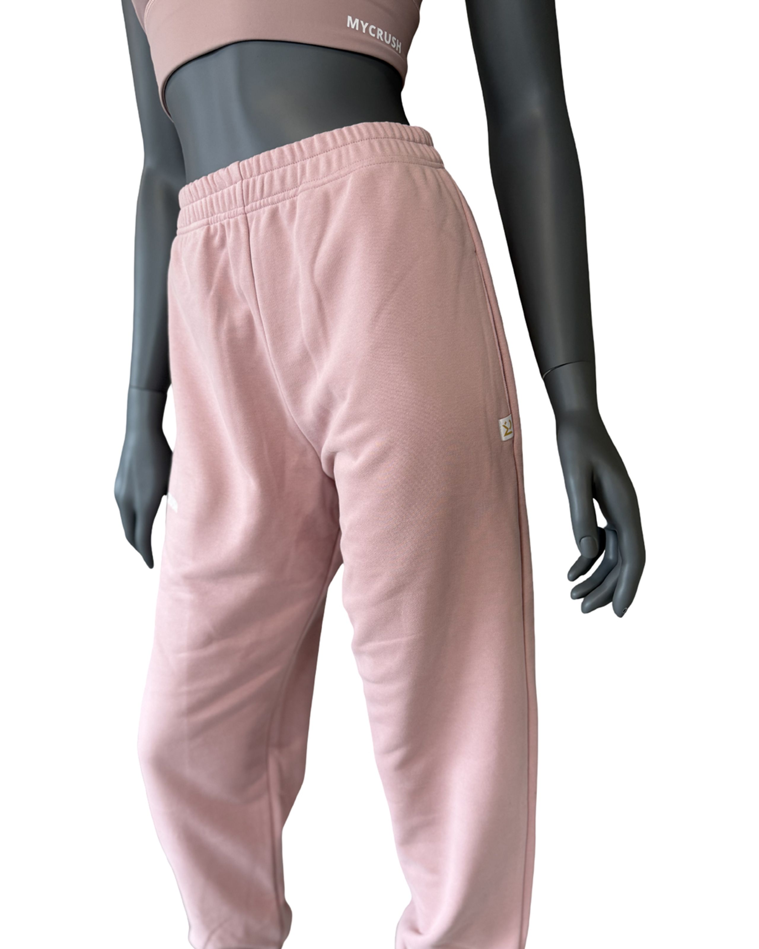Unisex Joggers Regular Pink M-2