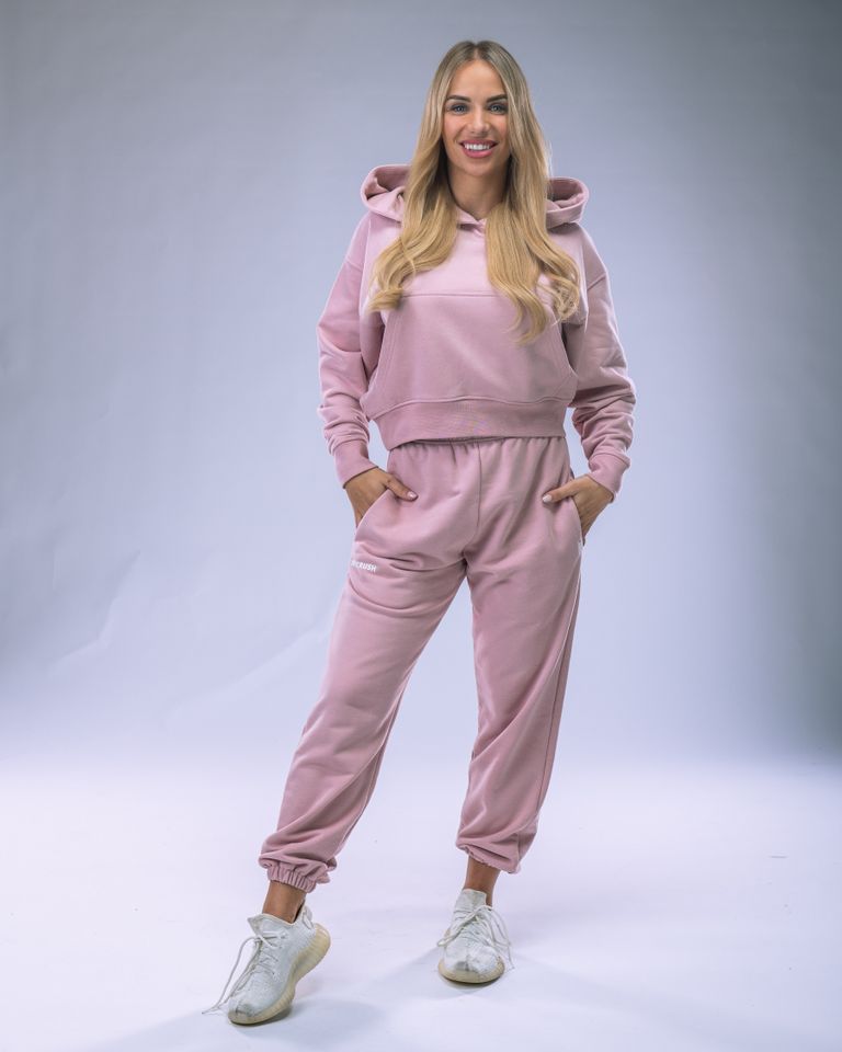 Unisex Joggers Regular Pink M-1