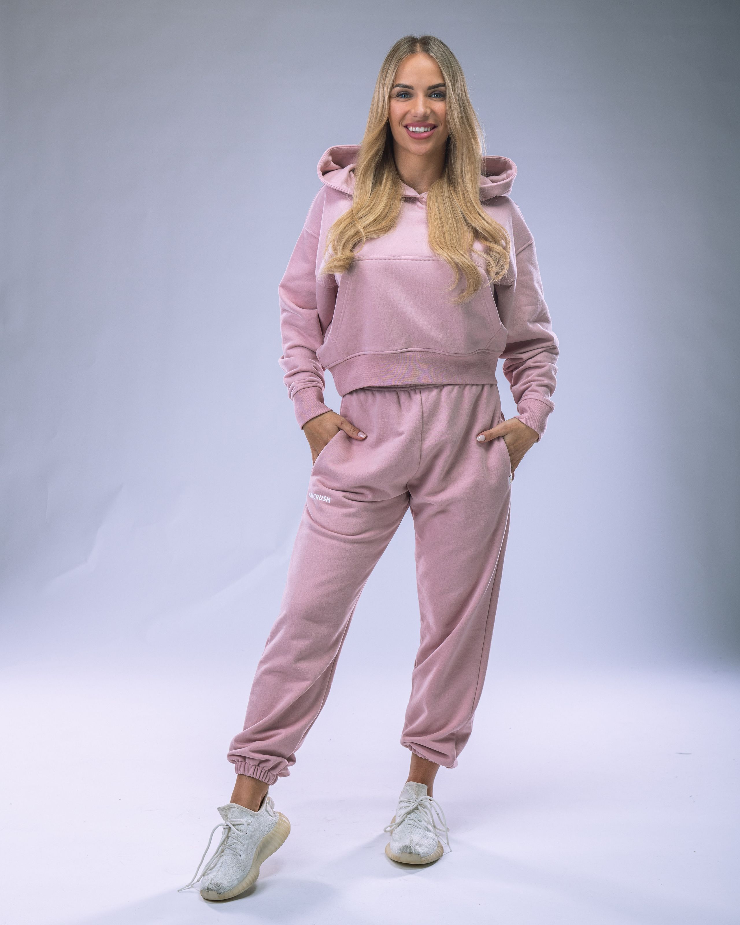 Unisex Joggers Regular Pink S-2