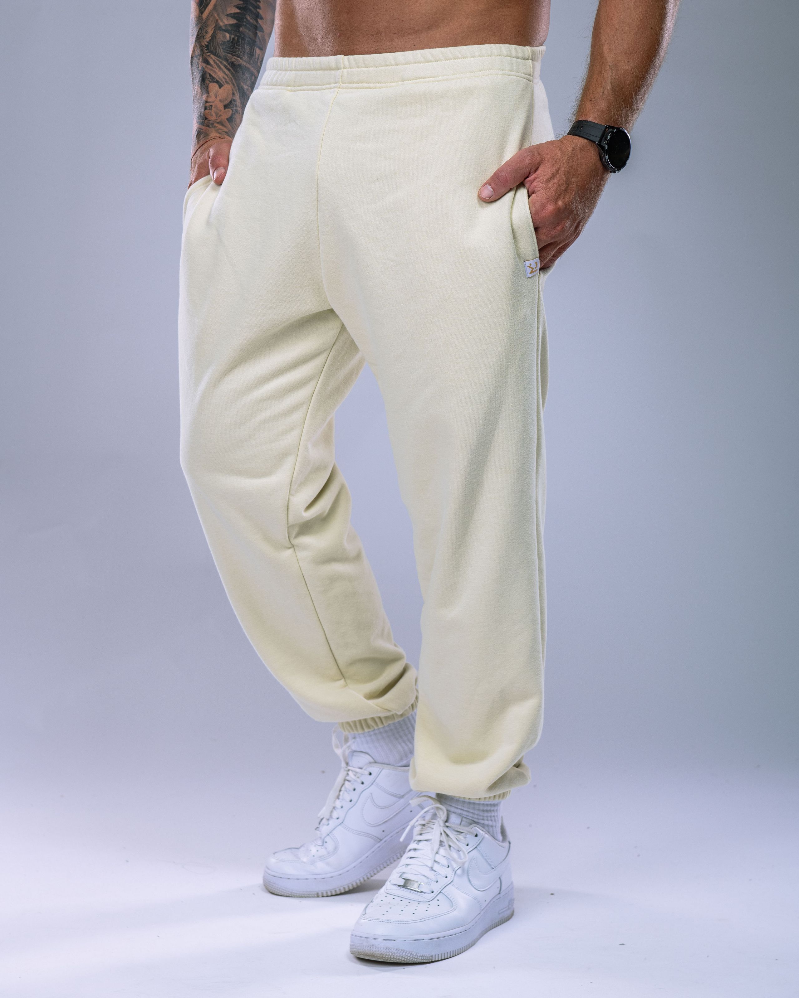 Unisex Joggers Regular Yellow M-1