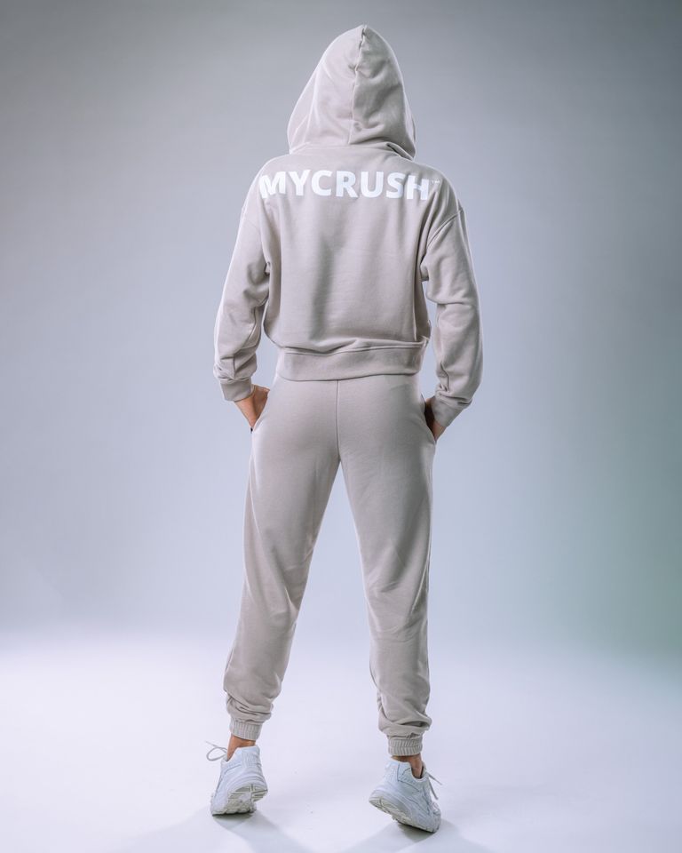 Women’s Hoodie Oversize Beige XS-2