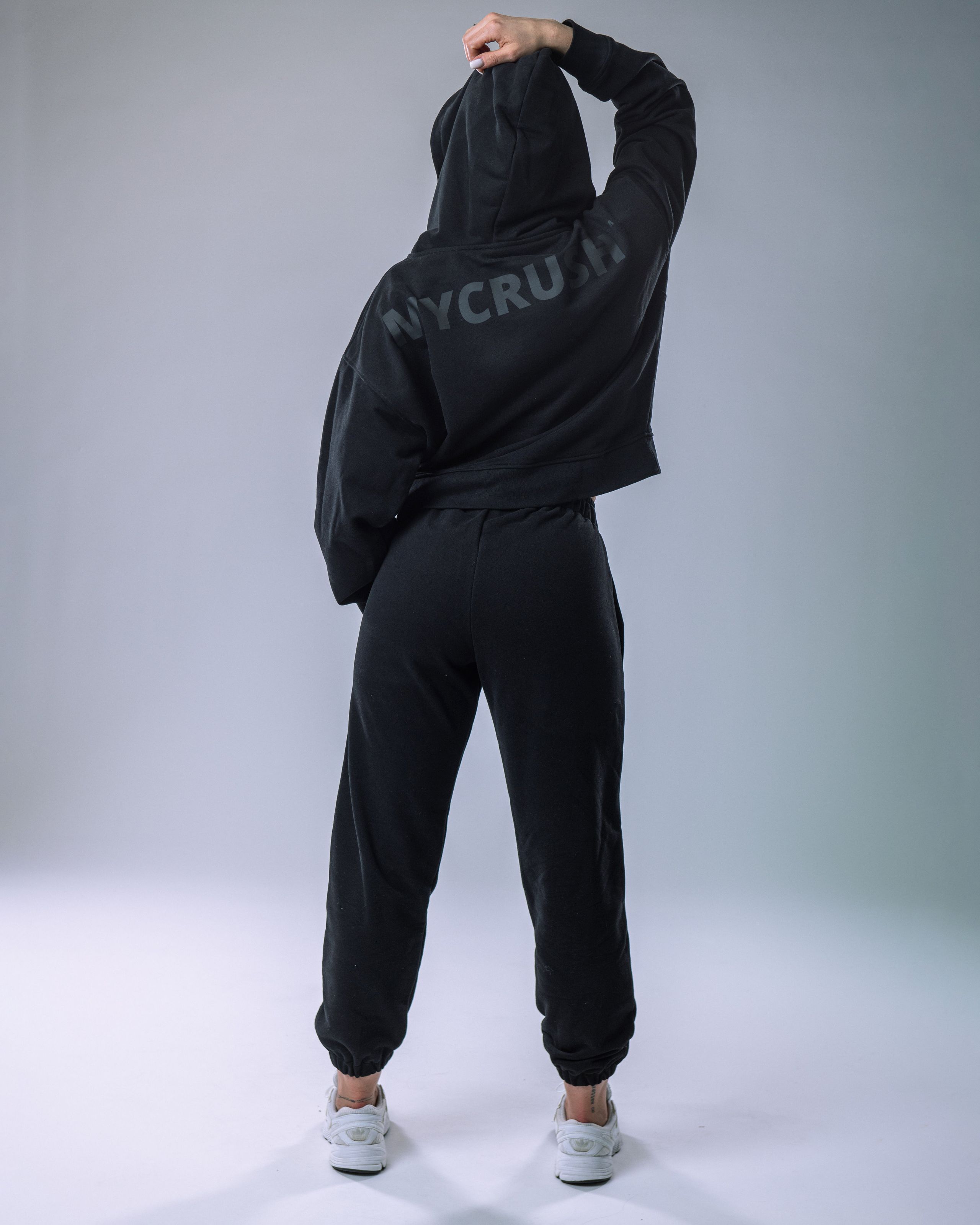 Women’s Hoodie Oversize Black L-2