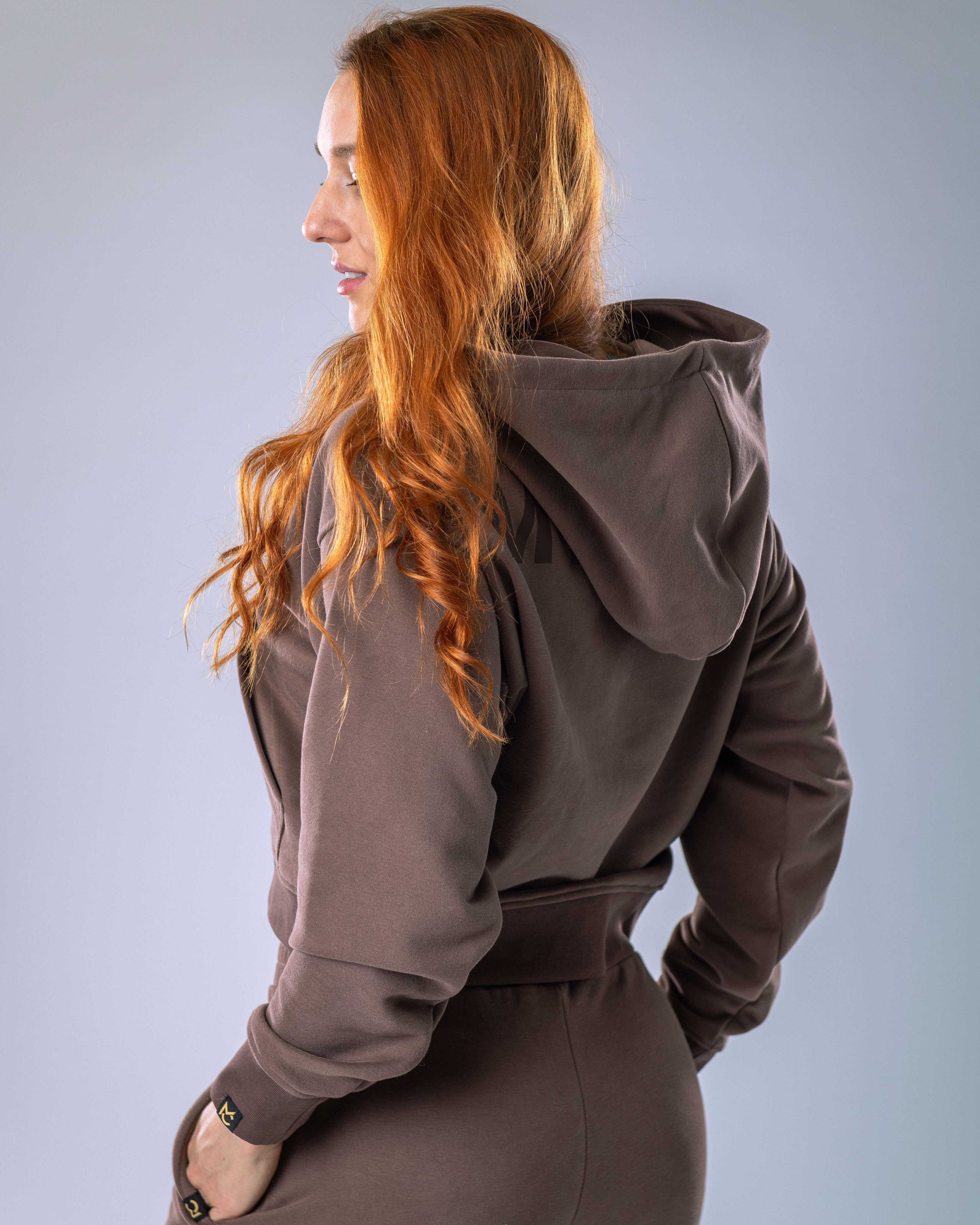 Women’s Hoodie Oversize Brown L-2