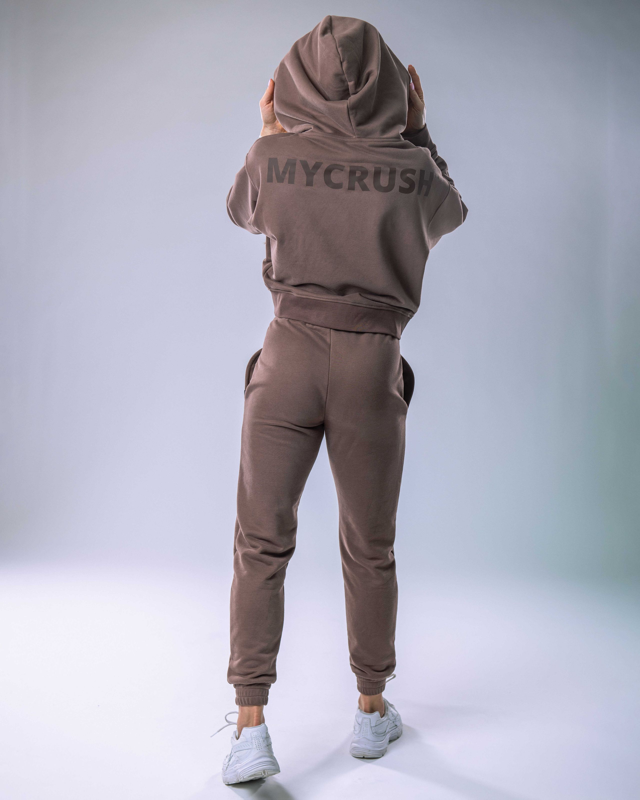Women’s Hoodie Oversize Brown L-6