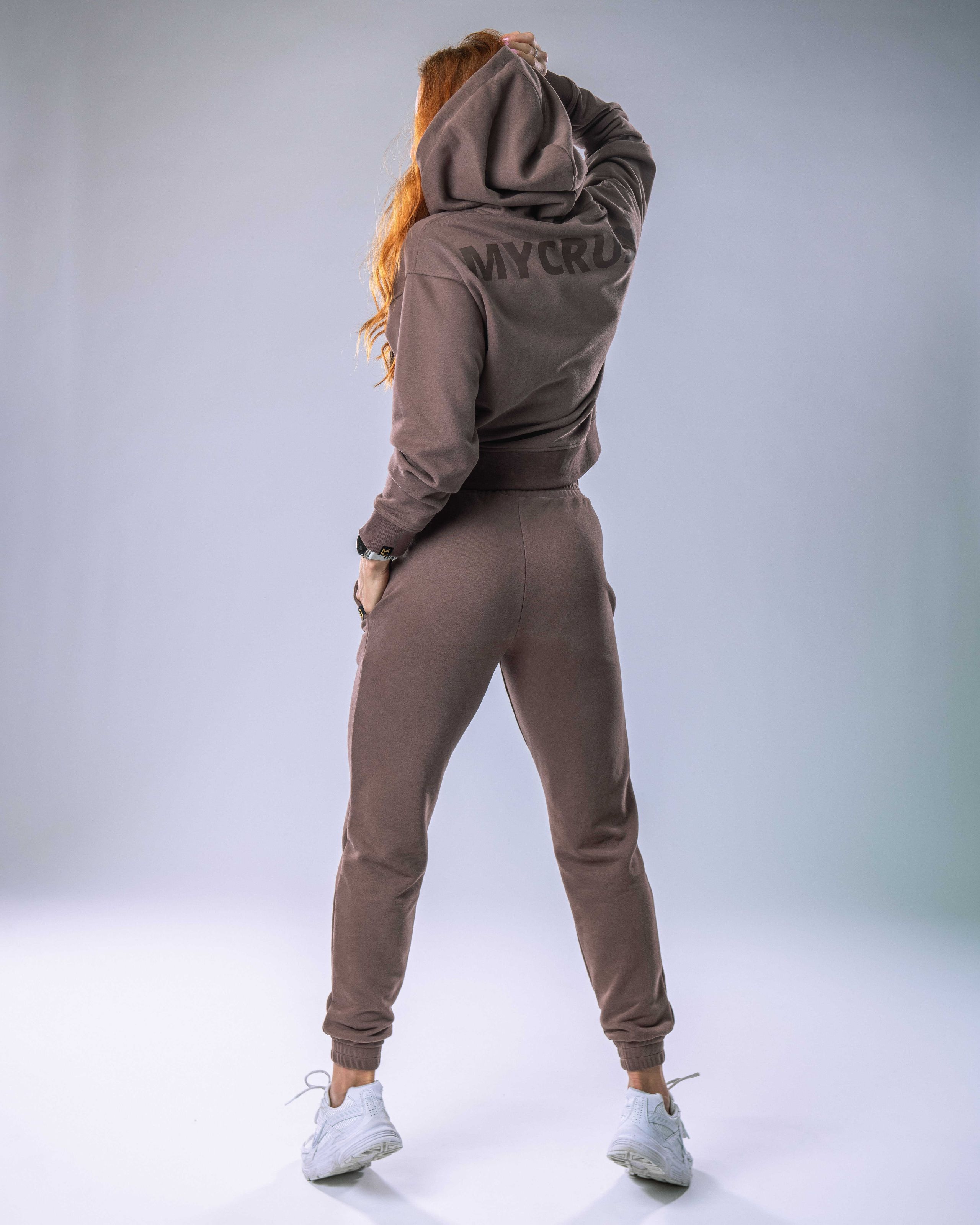Women’s Hoodie Oversize Brown L-7