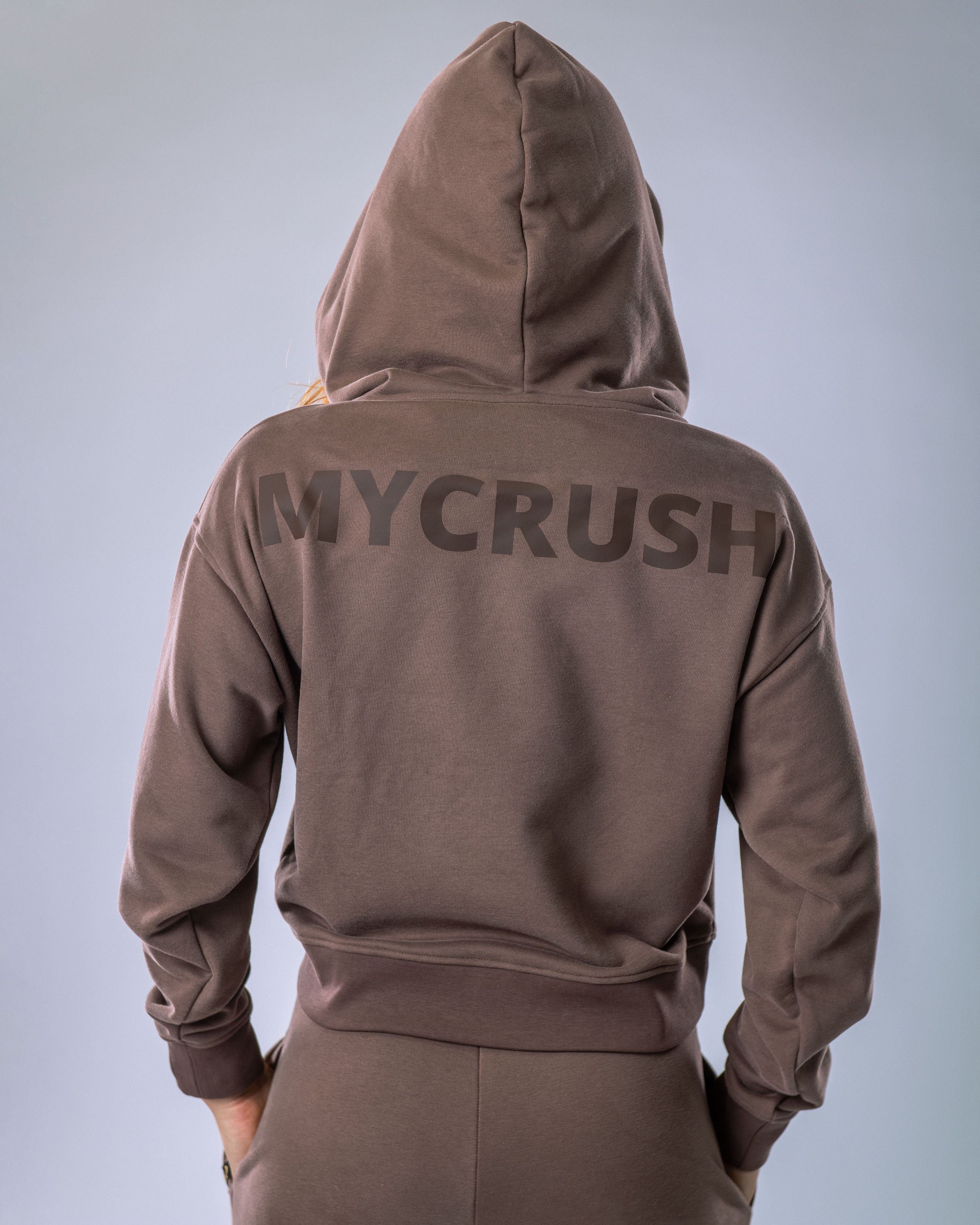 Women’s Hoodie Oversize Brown XS-3