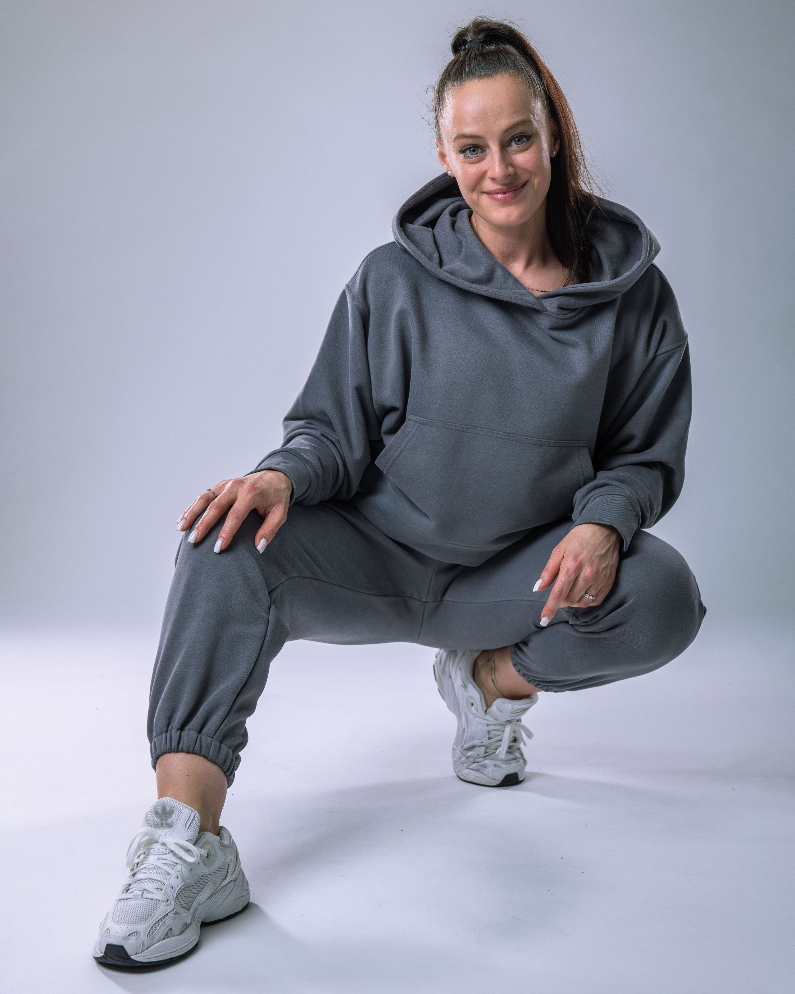 Women’s Hoodie Oversize Grey L-1