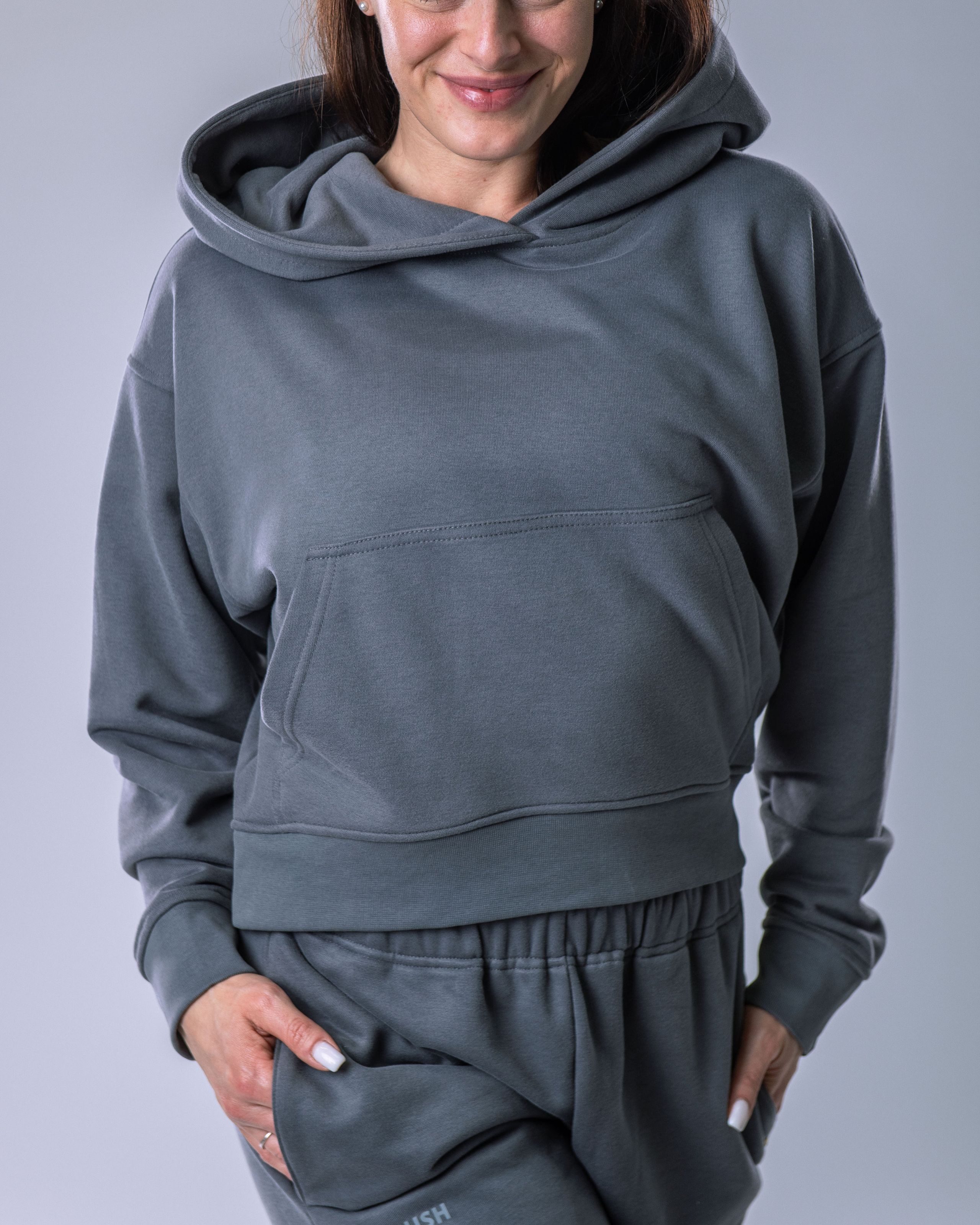 Women’s Hoodie Oversize Grey XS-0