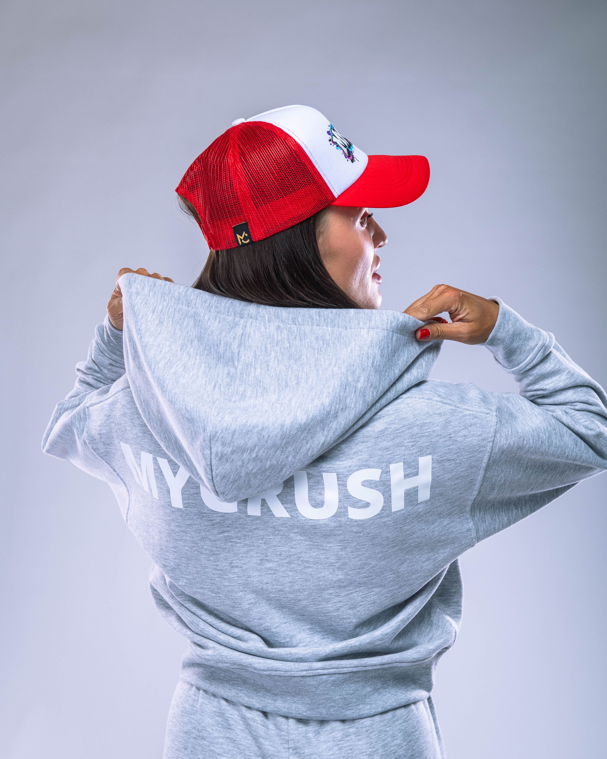 Women’s Hoodie Oversize Heather Grey XS-9