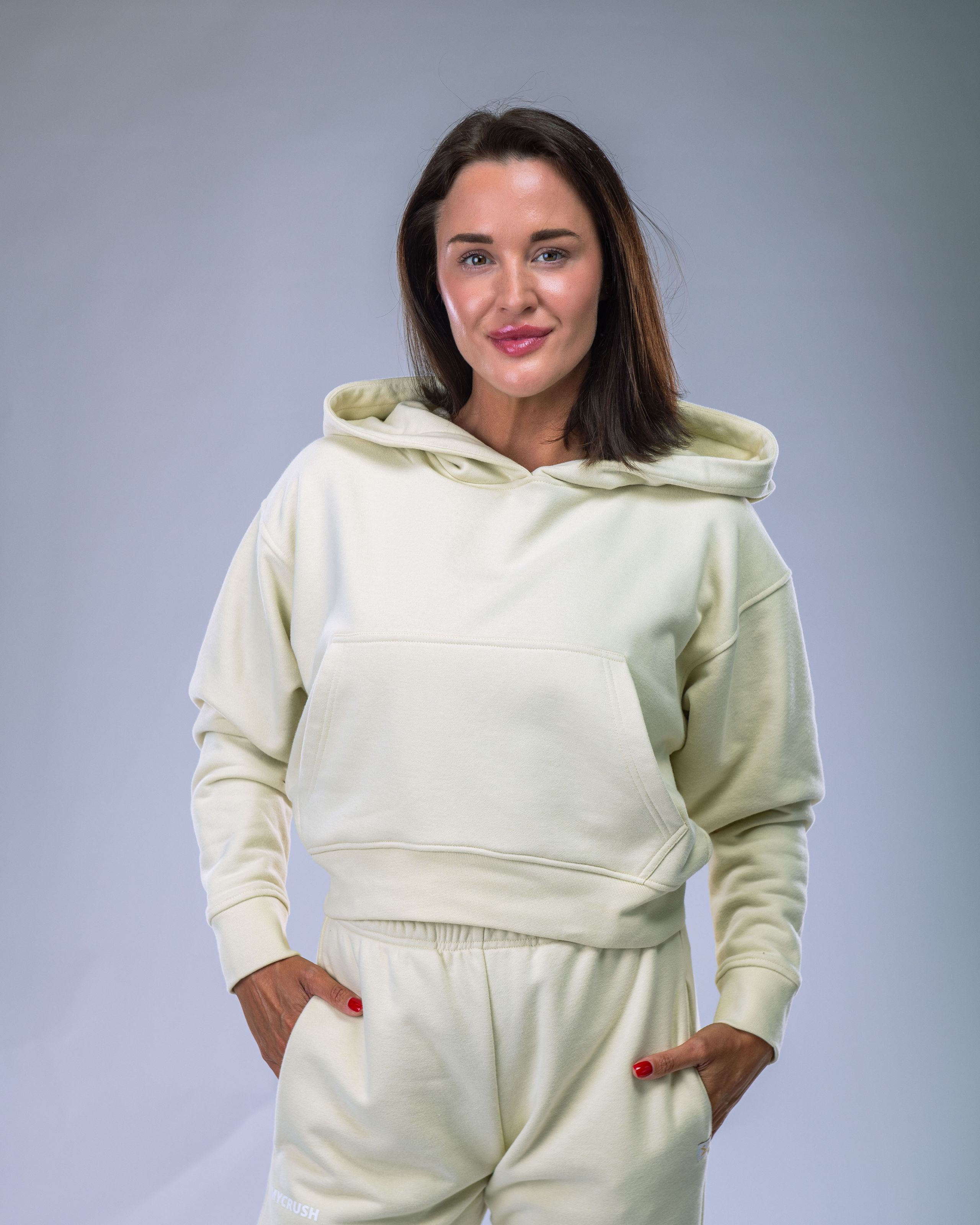 Women’s Hoodie Oversize Yellow S-1