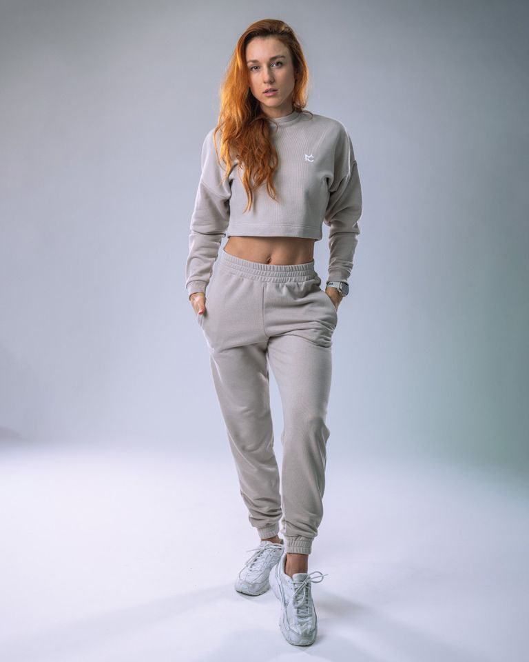 Women’s Joggers SLIM Beige M-4