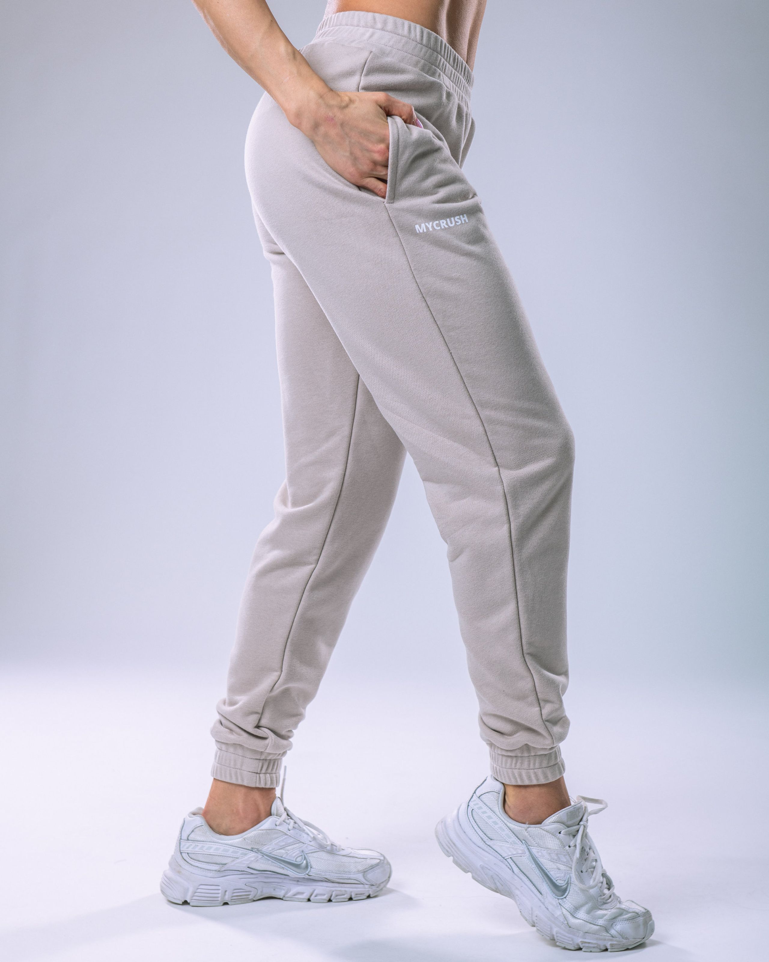 Women’s Joggers SLIM Beige S-3