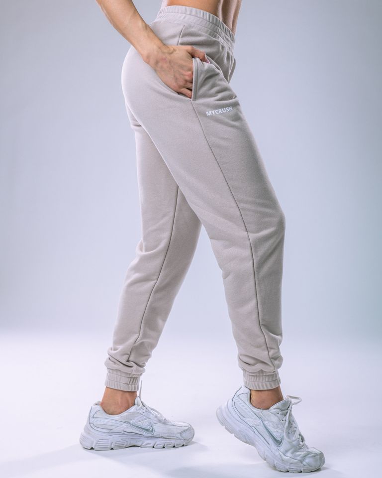 Women’s Joggers SLIM Beige S-2