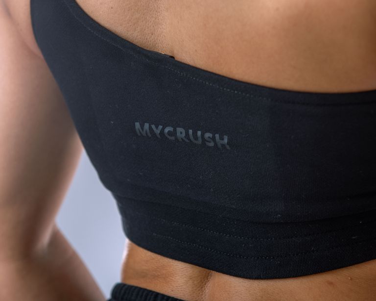 Women's One-Shoulder Top Black M-1