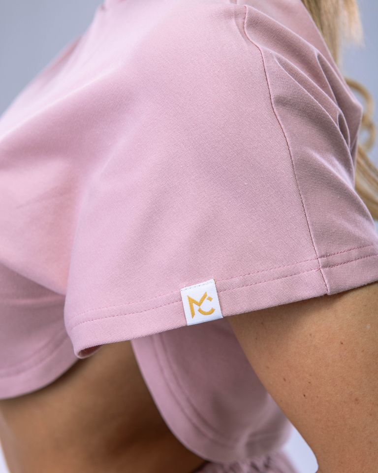 Women’s Oversize Croptop Tee Pink L-2