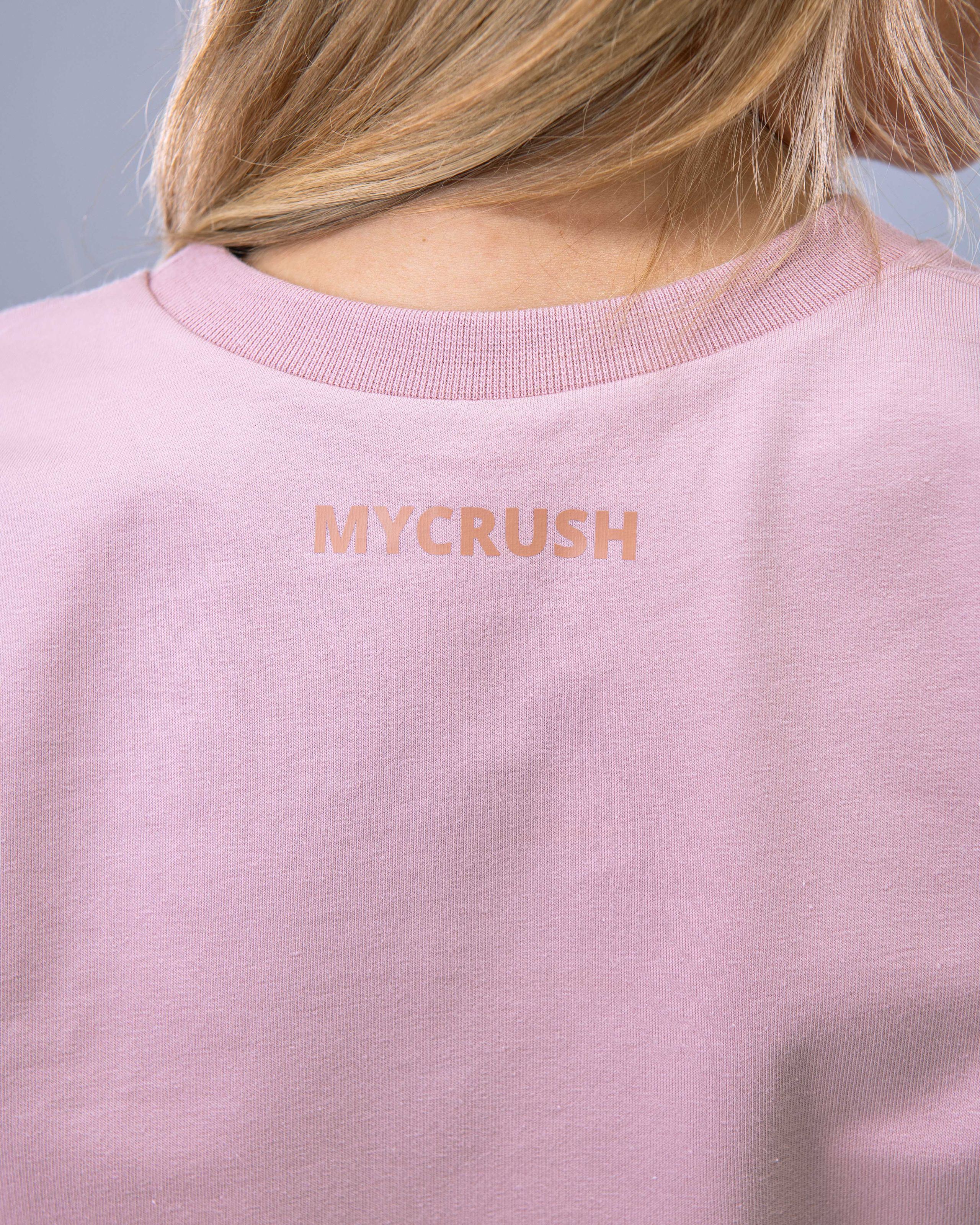Women’s Oversize Croptop Tee Pink XS-7