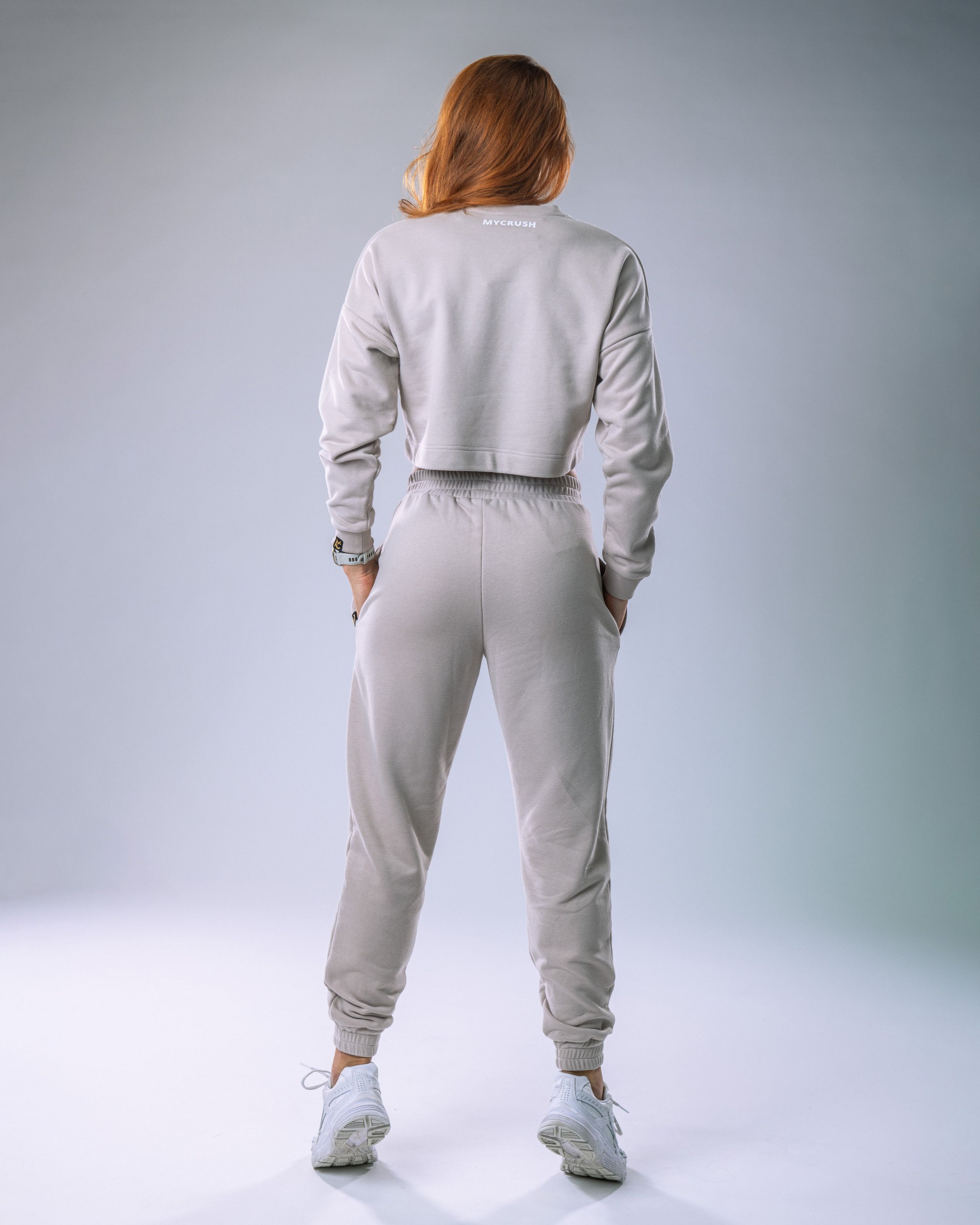 Women’s Sweatshirt Beige S-4