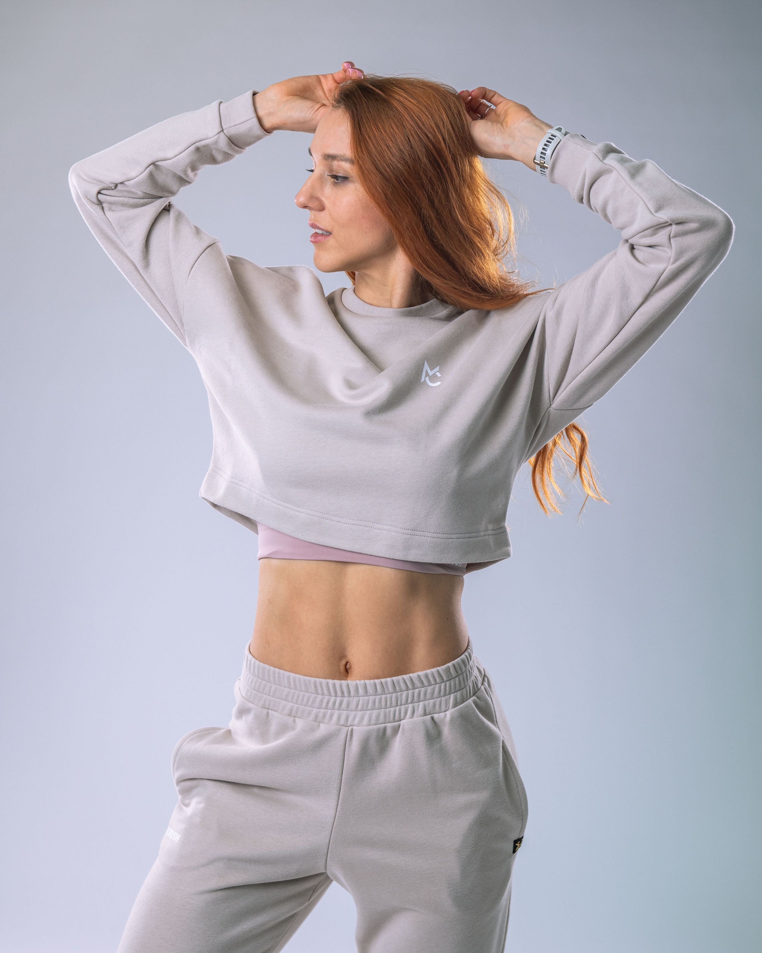 Women’s Sweatshirt Beige XS-2