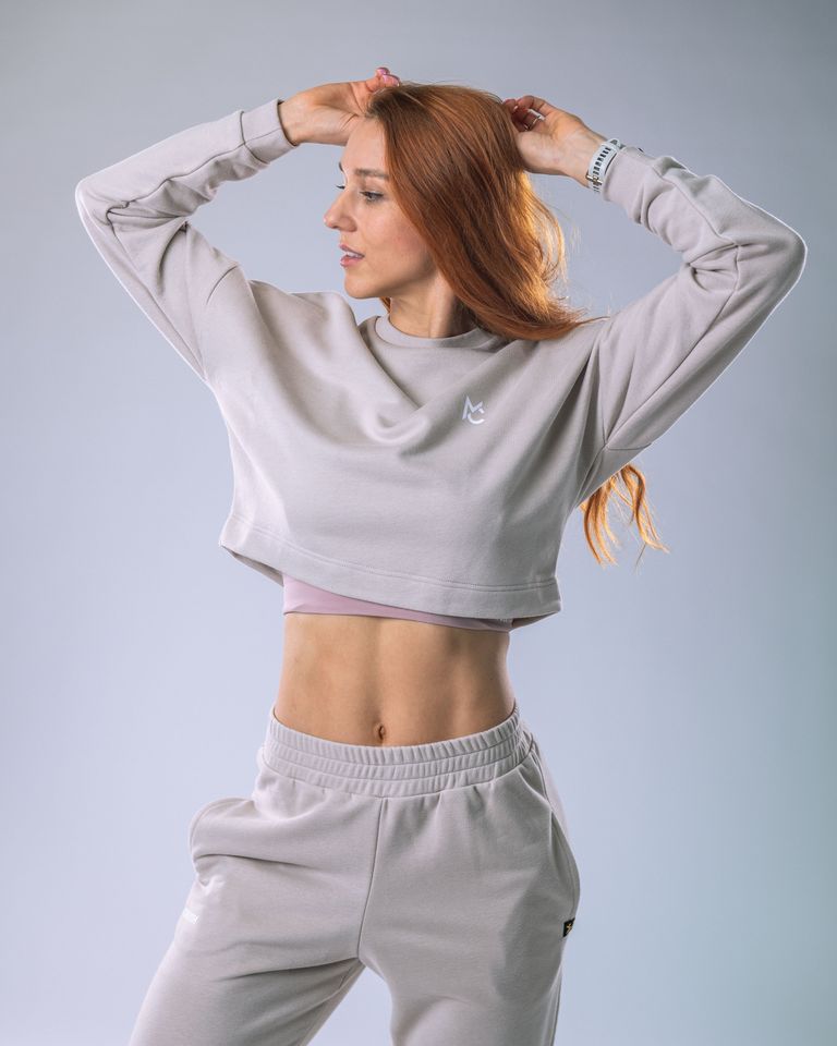 Women’s Sweatshirt Beige XS-1