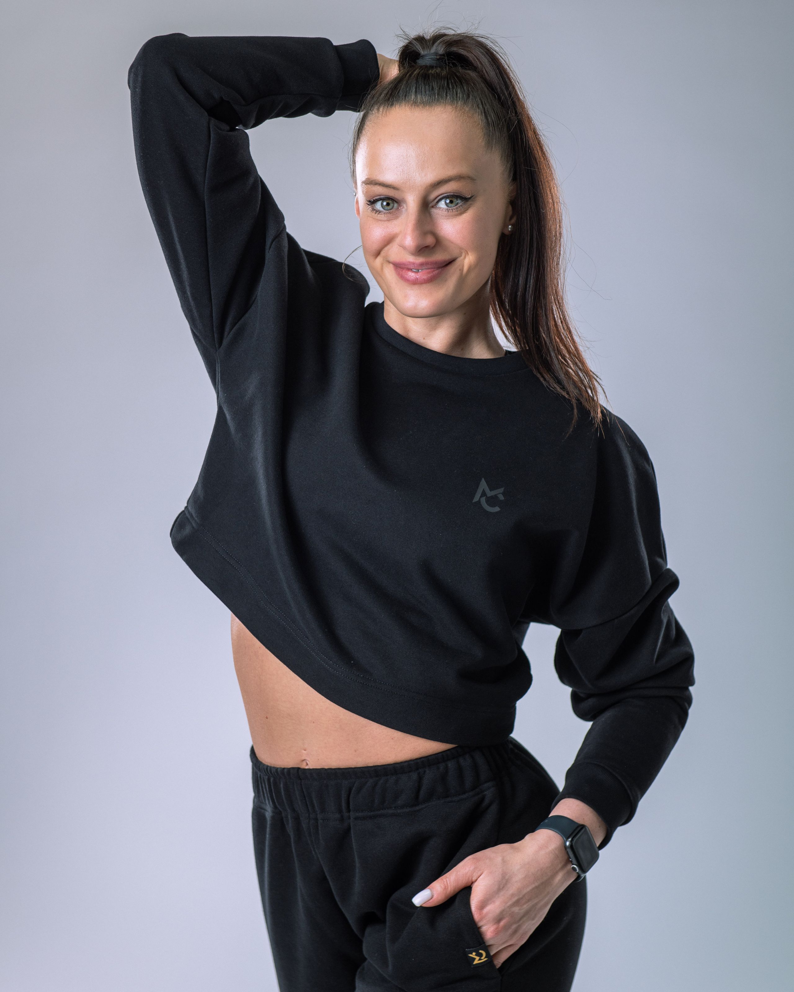 Women’s Sweatshirt Black M-1