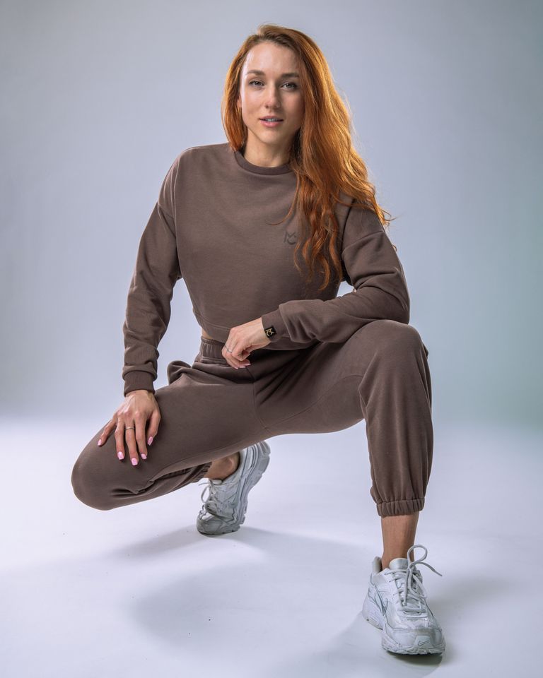 Women’s Sweatshirt Brown L-4