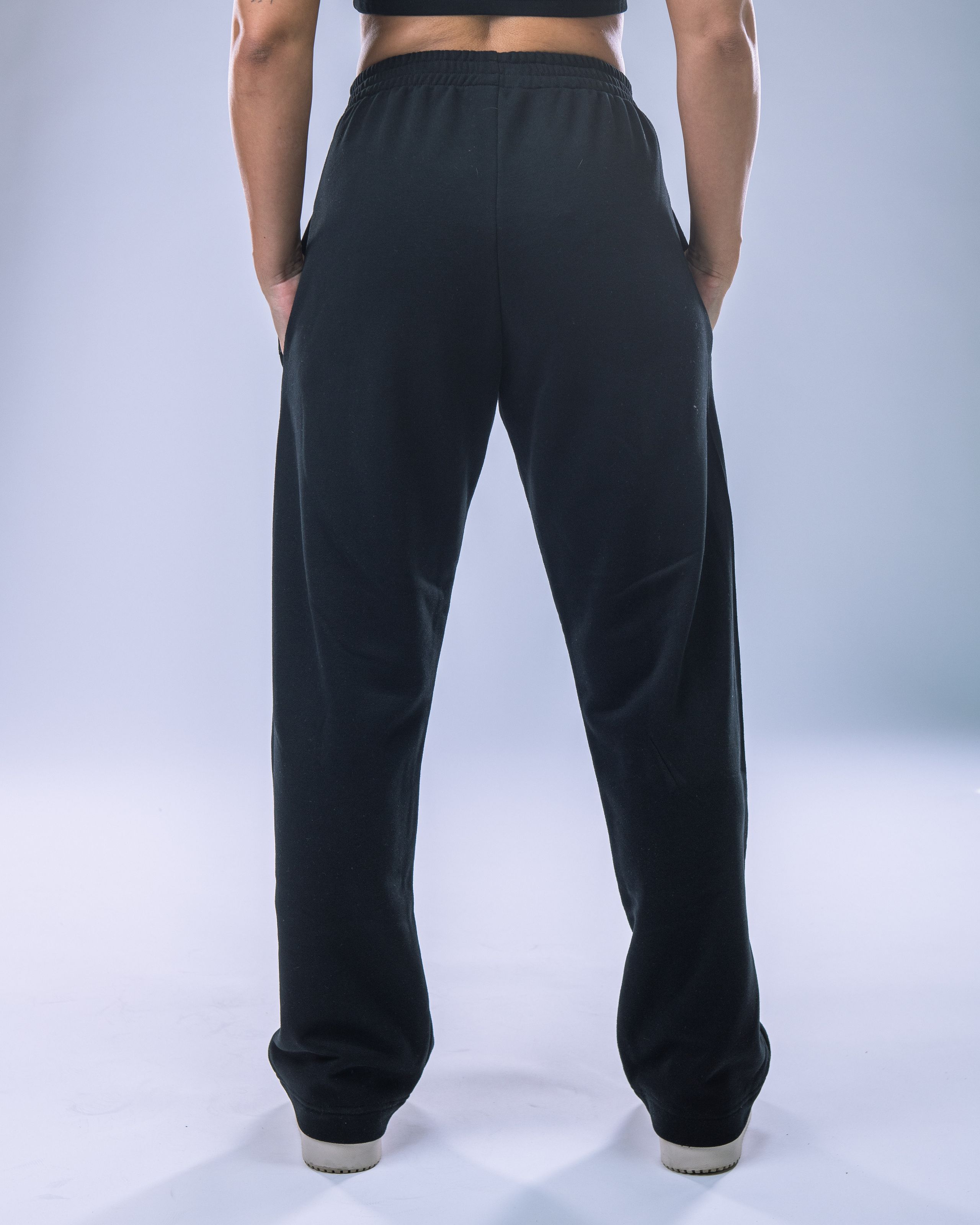 Women's Wide Joggers Black XS-1