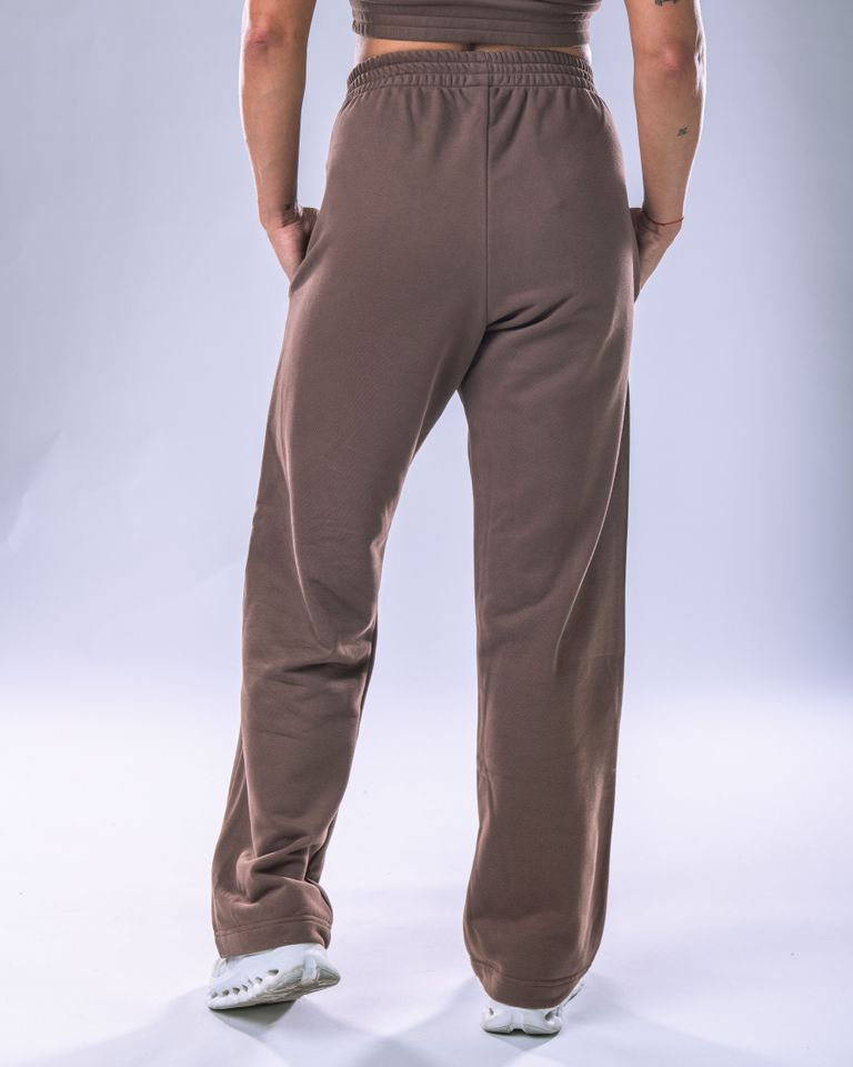 Women's Wide Joggers Brown M-0