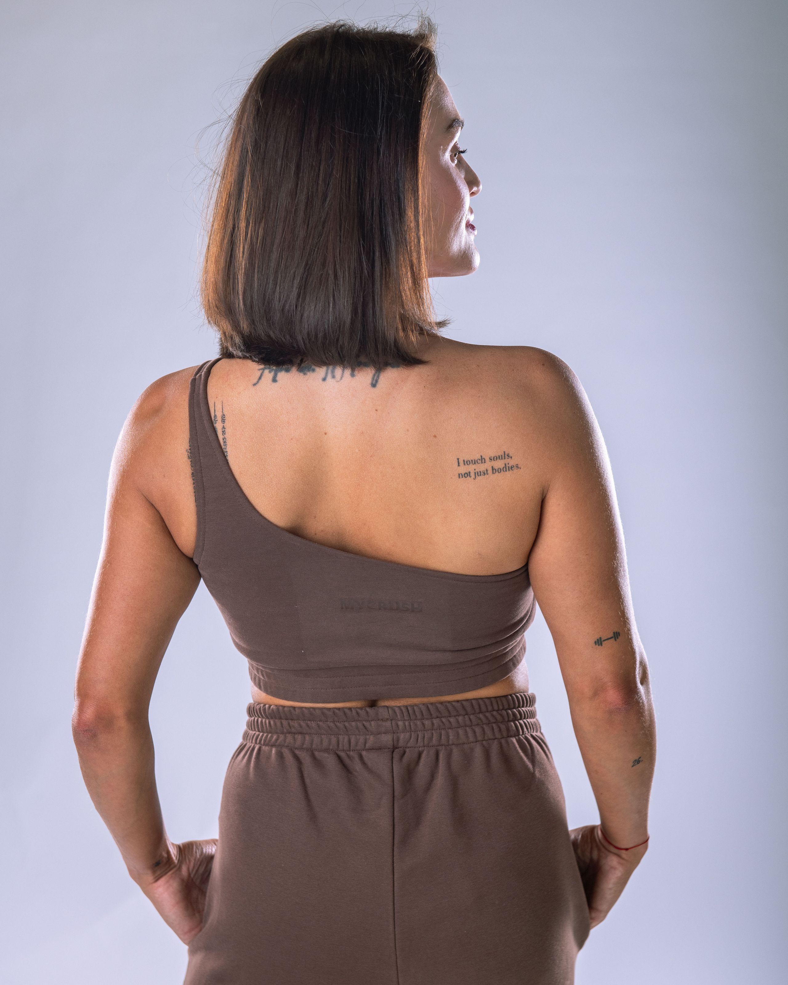Women's Wide Joggers Brown S-7