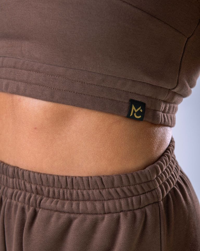 Women's Wide Joggers Brown XS-3
