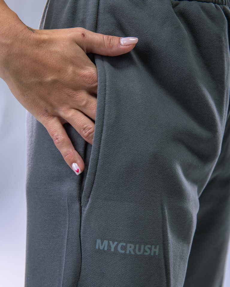 Women's Wide Joggers Grey M-3