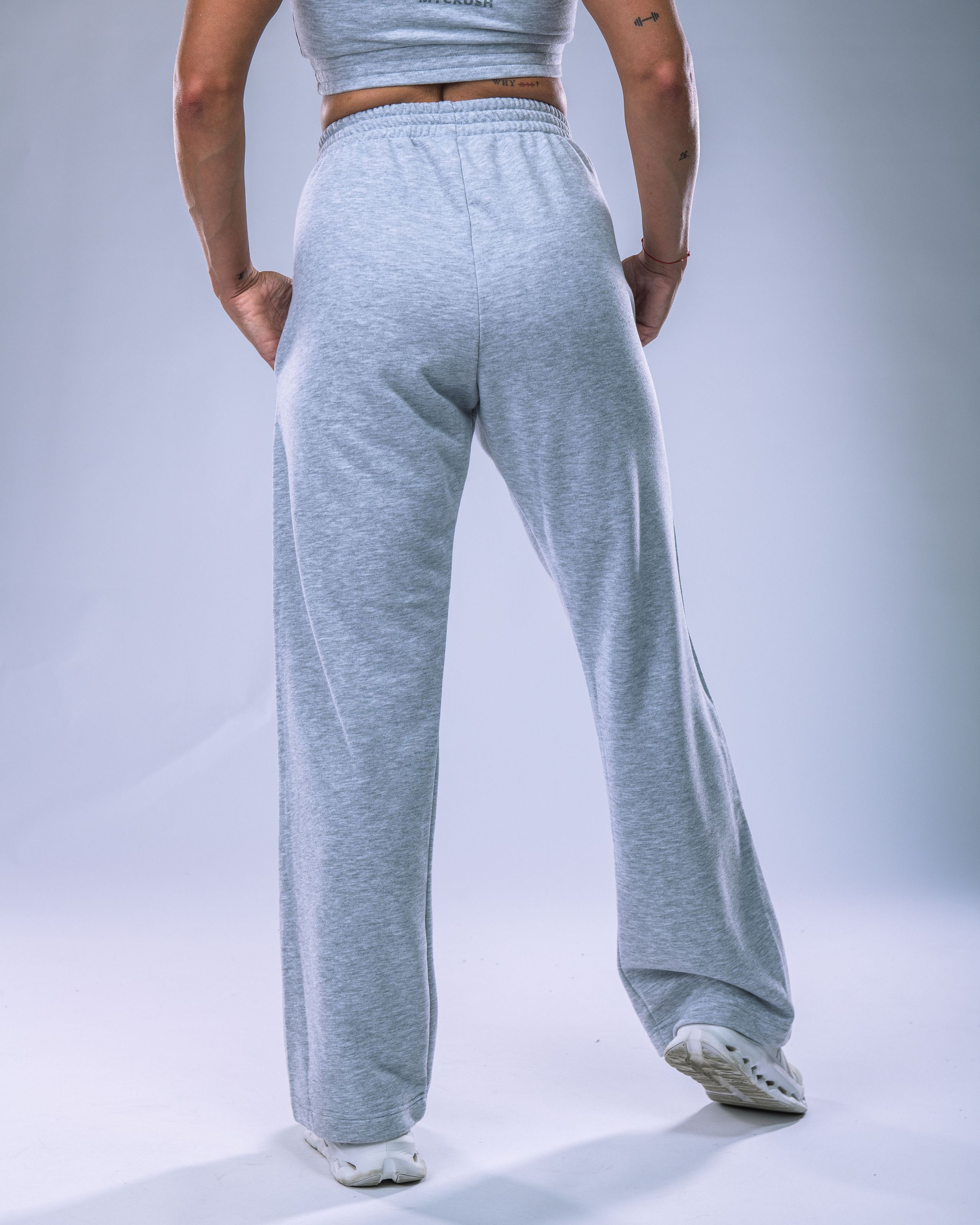 Women's Wide Joggers Heather Grey XS-1