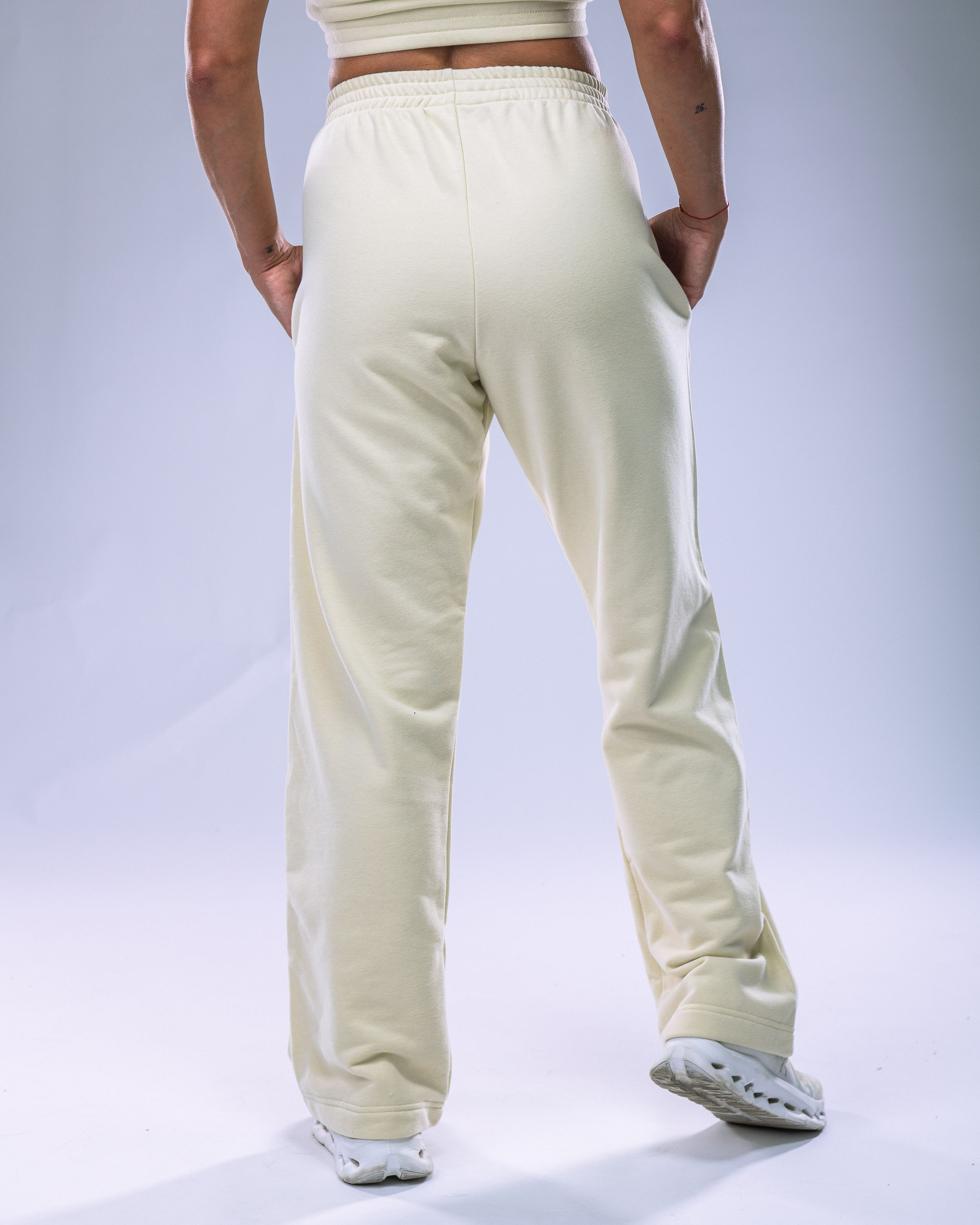 Women's Wide Joggers Yellow L-4